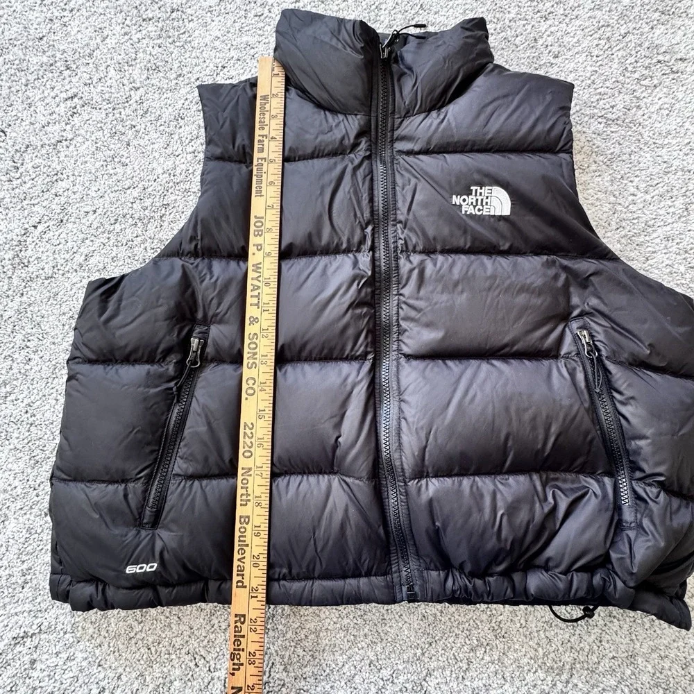 The North Face Hydrenalite Down Vest Womens XL Black 600‎ Fill Zipper - Picture 4 of 9